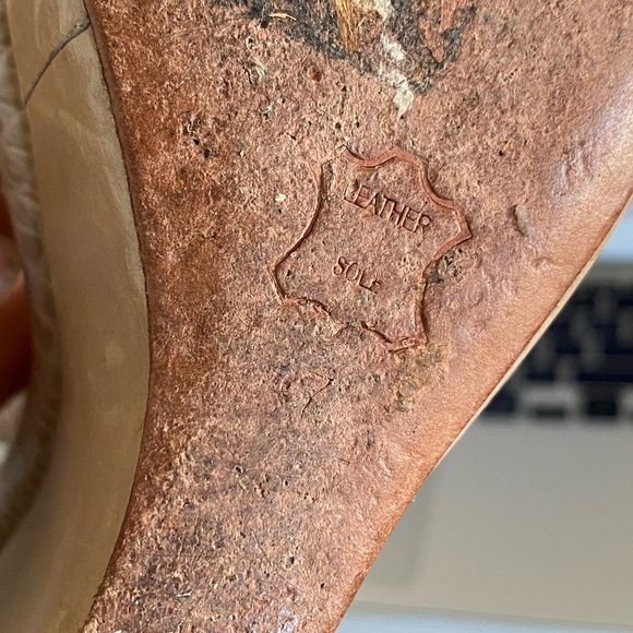 Alexandre Birman Blush Croc Reptile Leather Wedges - Picture 10 of 10